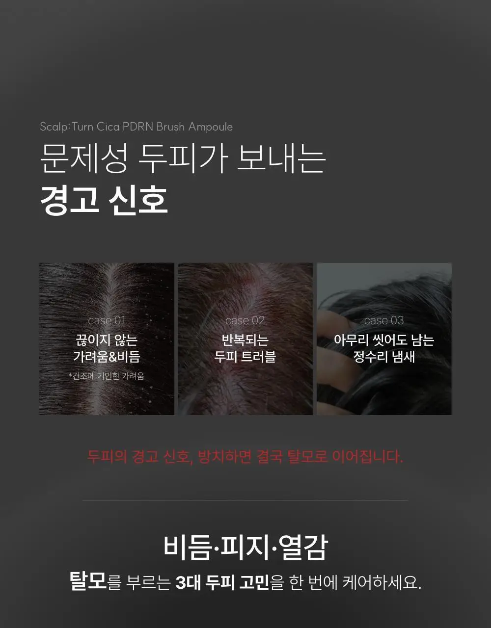 [포켓몬 에디션][비듬/각질케어]릴리이브 스칼프턴 시카 PDRN 브러쉬 앰플 100ml 2종 택1 상세페이지 15